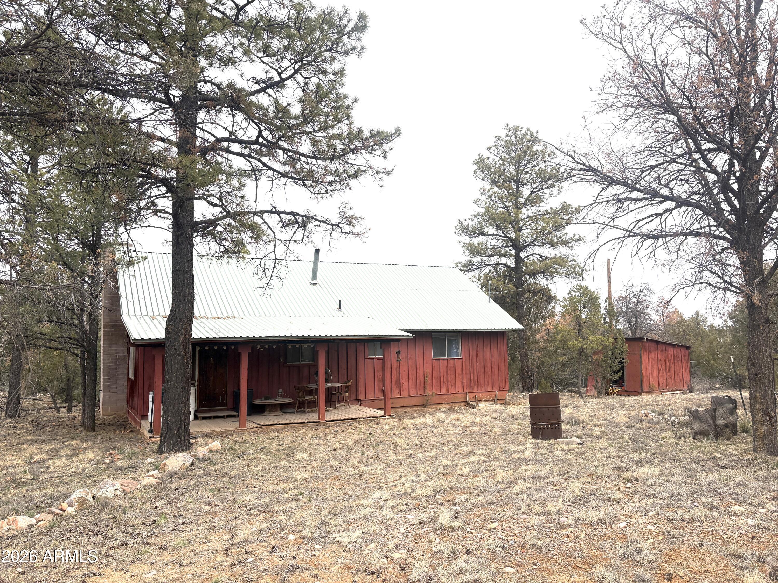 3130 Aspen Road Overgaard, AZ 85933 - Photo 4 of 30 Covered porch facing the driveway
