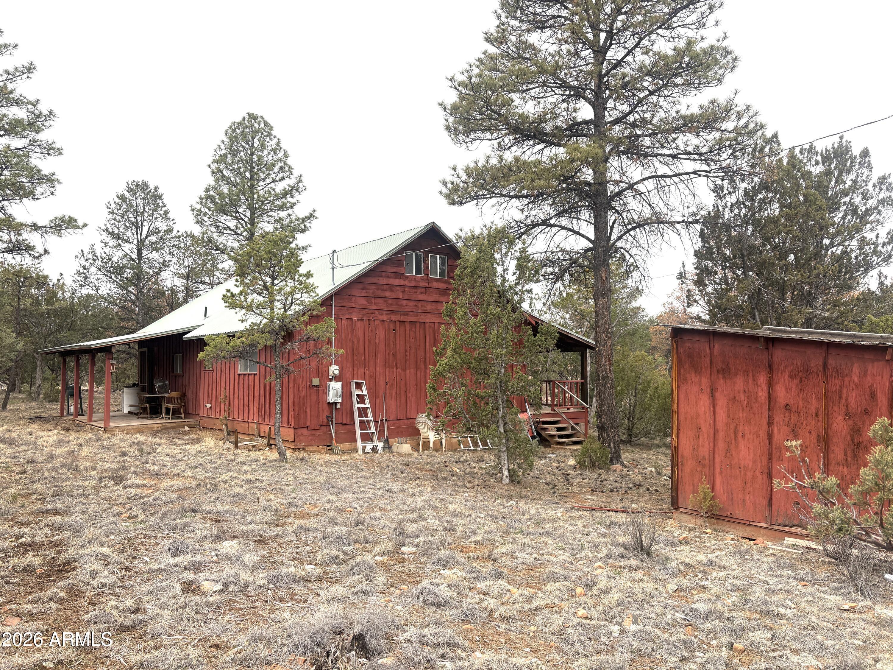 3130 Aspen Road Overgaard, AZ 85933 - Photo 6 of 30 Back of the home