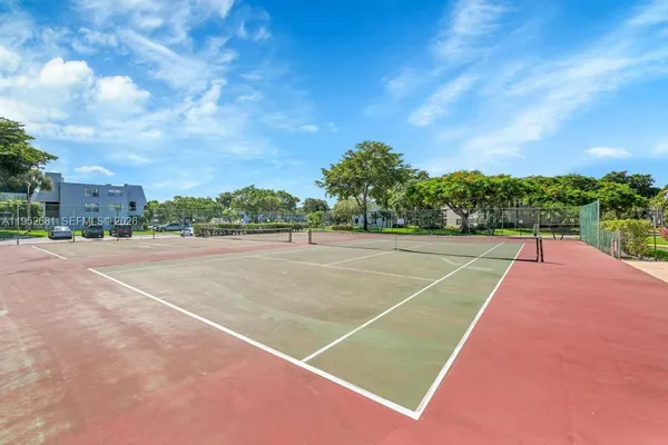 a view of a tennis court