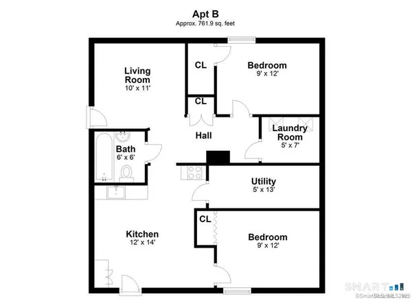 $1,800 | 102 Wooster Street, Unit B, Shelton, CT 06484