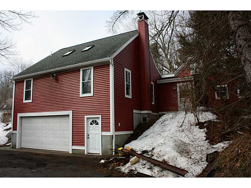 616 Snake Hill Road Glocester, RI 02857 - Photo 3 of 20 Exterior Back. 2 car garage from left side driveway