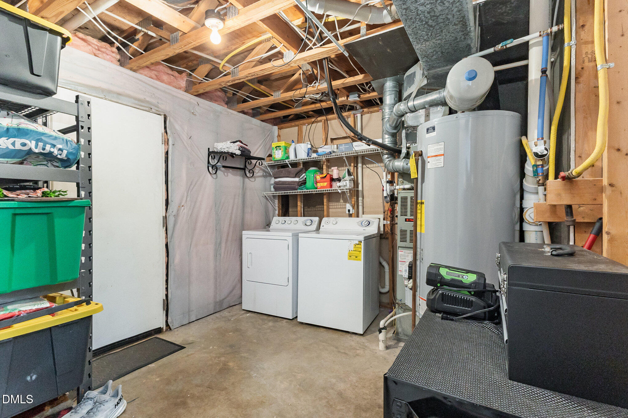 2211 Springhill Avenue Raleigh, NC 27603 - Photo 30 of 42 a utility room with dryer and washer