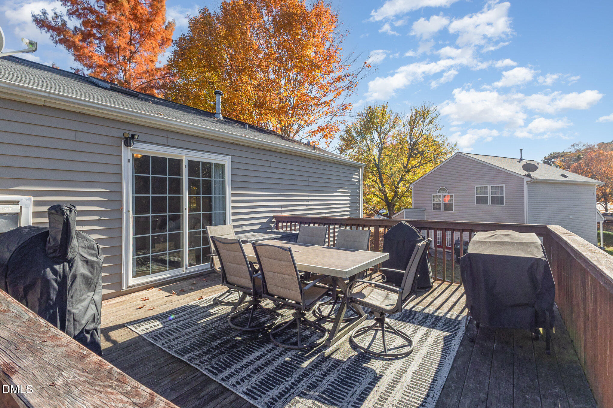 2211 Springhill Avenue Raleigh, NC 27603 - Photo 31 of 42 a view of a chairs on the deck