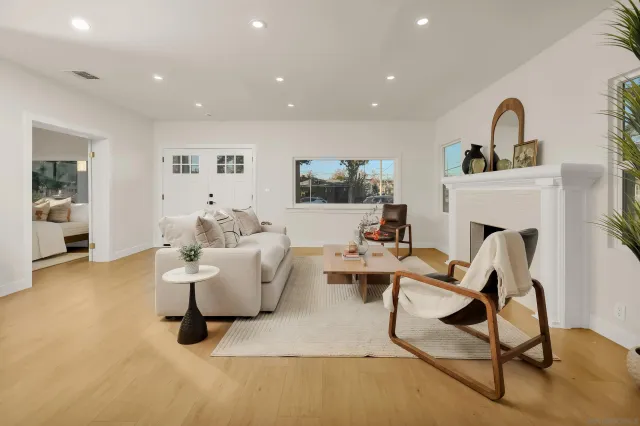 a table and chairs in a kitchen