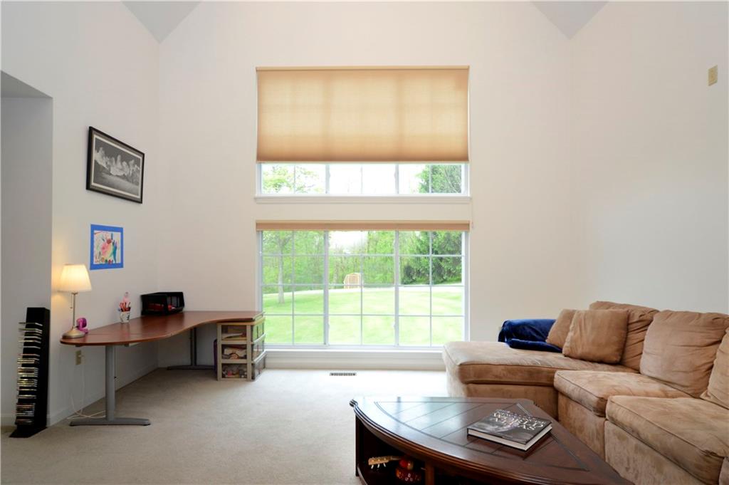 218 Tate Road Hookstown, PA 15050 - Photo 3 of 24 Great Room/Living Room w/Wall of Windows for lots of natural light as well as for viewing nature at its finest.