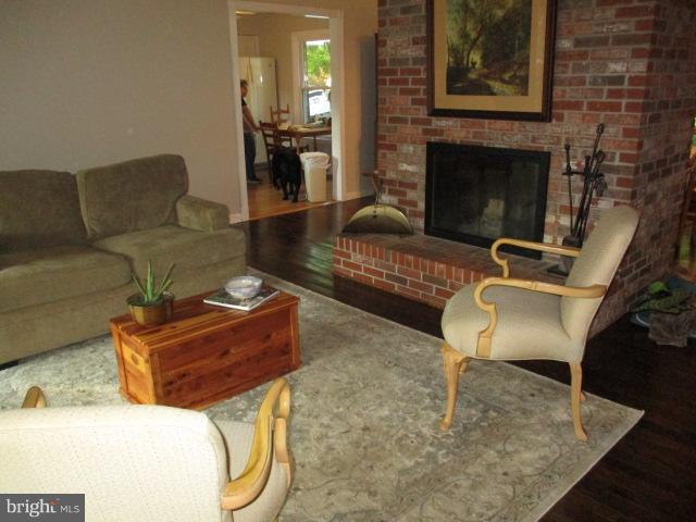 14102 Baldwin Mill Road Baldwin, MD 21013 - Photo 5 of 21 Fire Place. wood floors