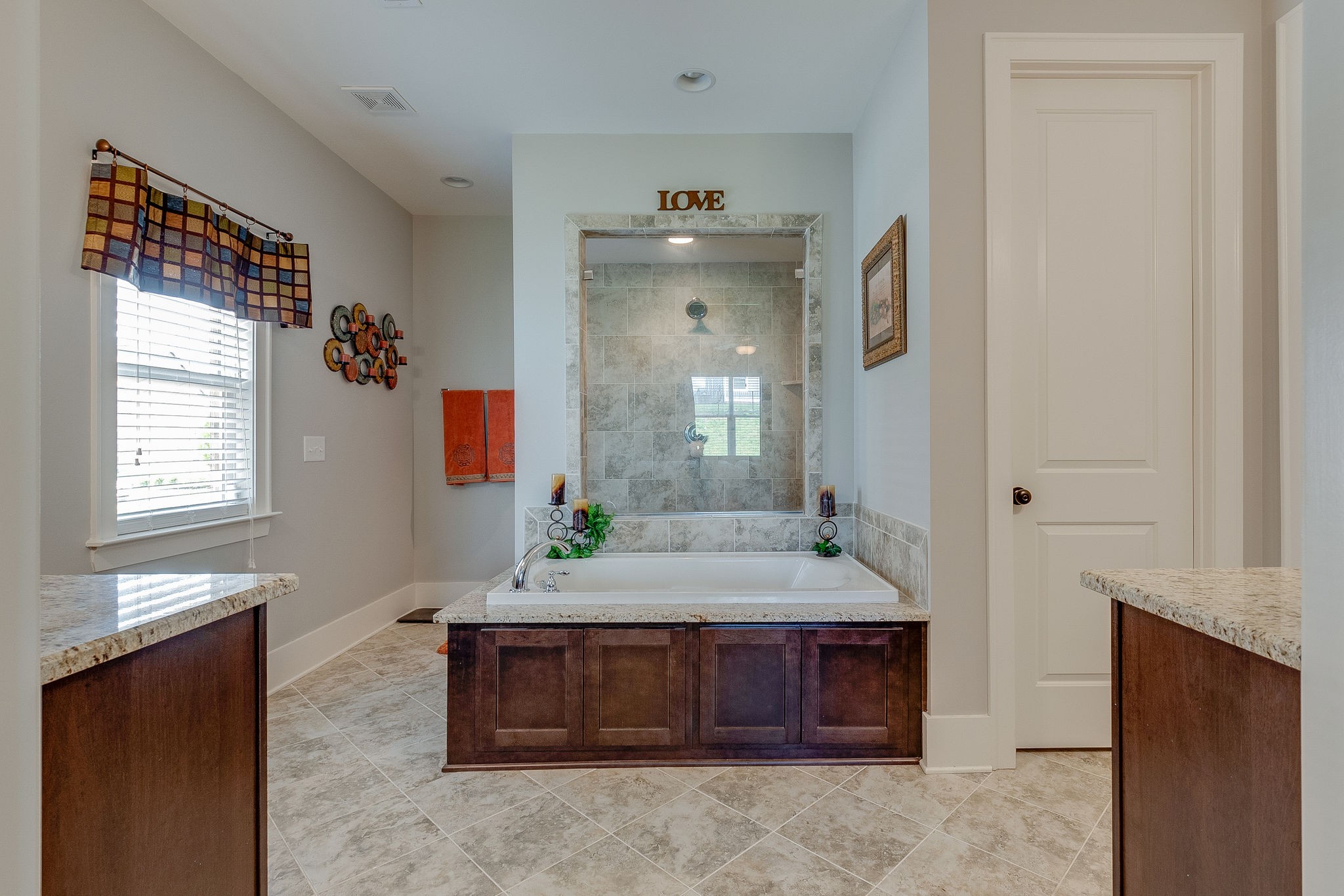 115 Vanner Road Mount Juliet, TN 37122 - Photo 19 of 42 a bathroom with a granite countertop sink and a mirror