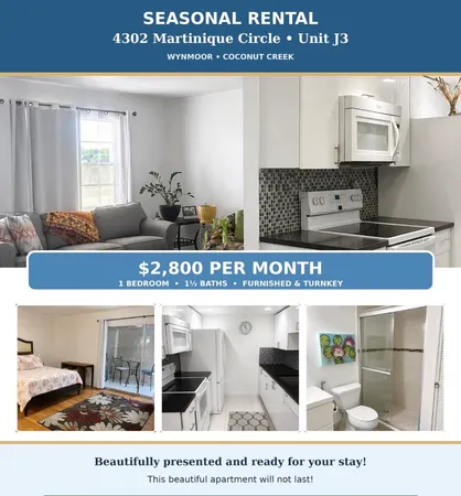 $2,800 | Undisclosed Address, Coconut Creek, FL 33066