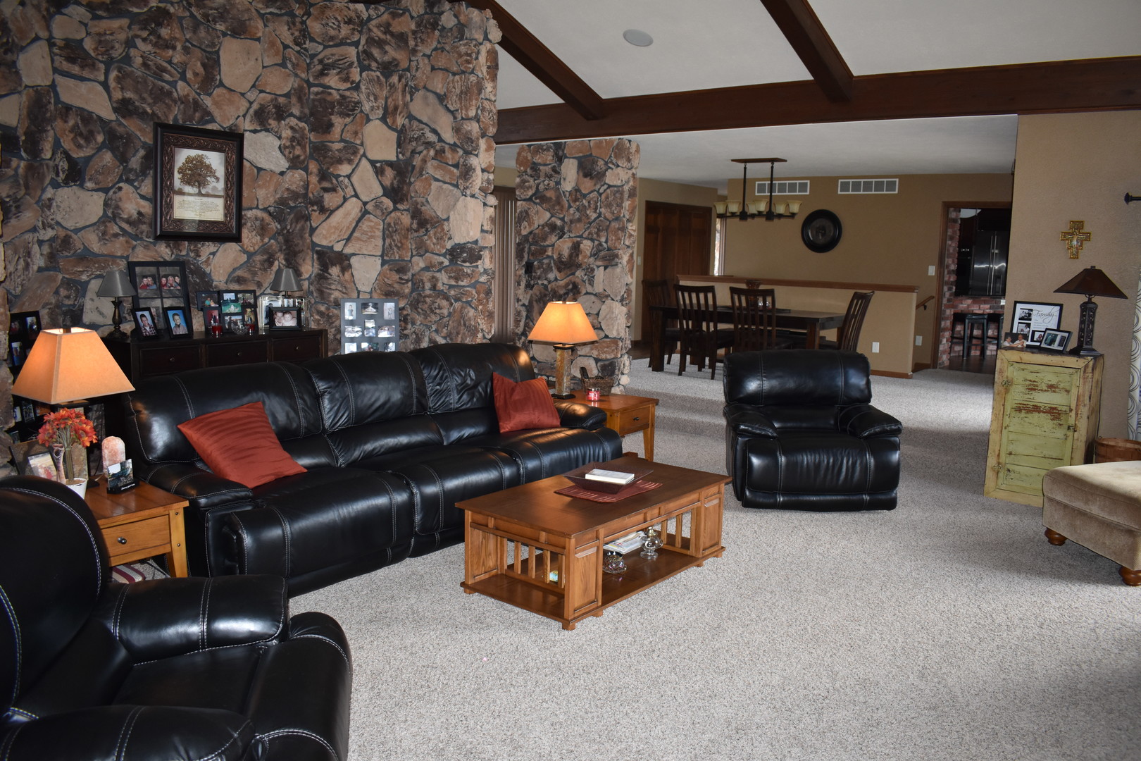 1413 East 550th Road Lostant, IL 61334 - Photo 2 of 37 a living room with furniture a table and chairs
