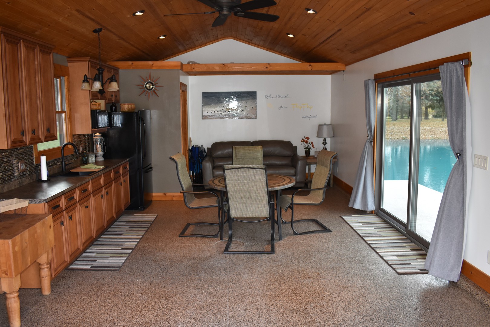 1413 East 550th Road Lostant, IL 61334 - Photo 29 of 37 a dining room with furniture and a window