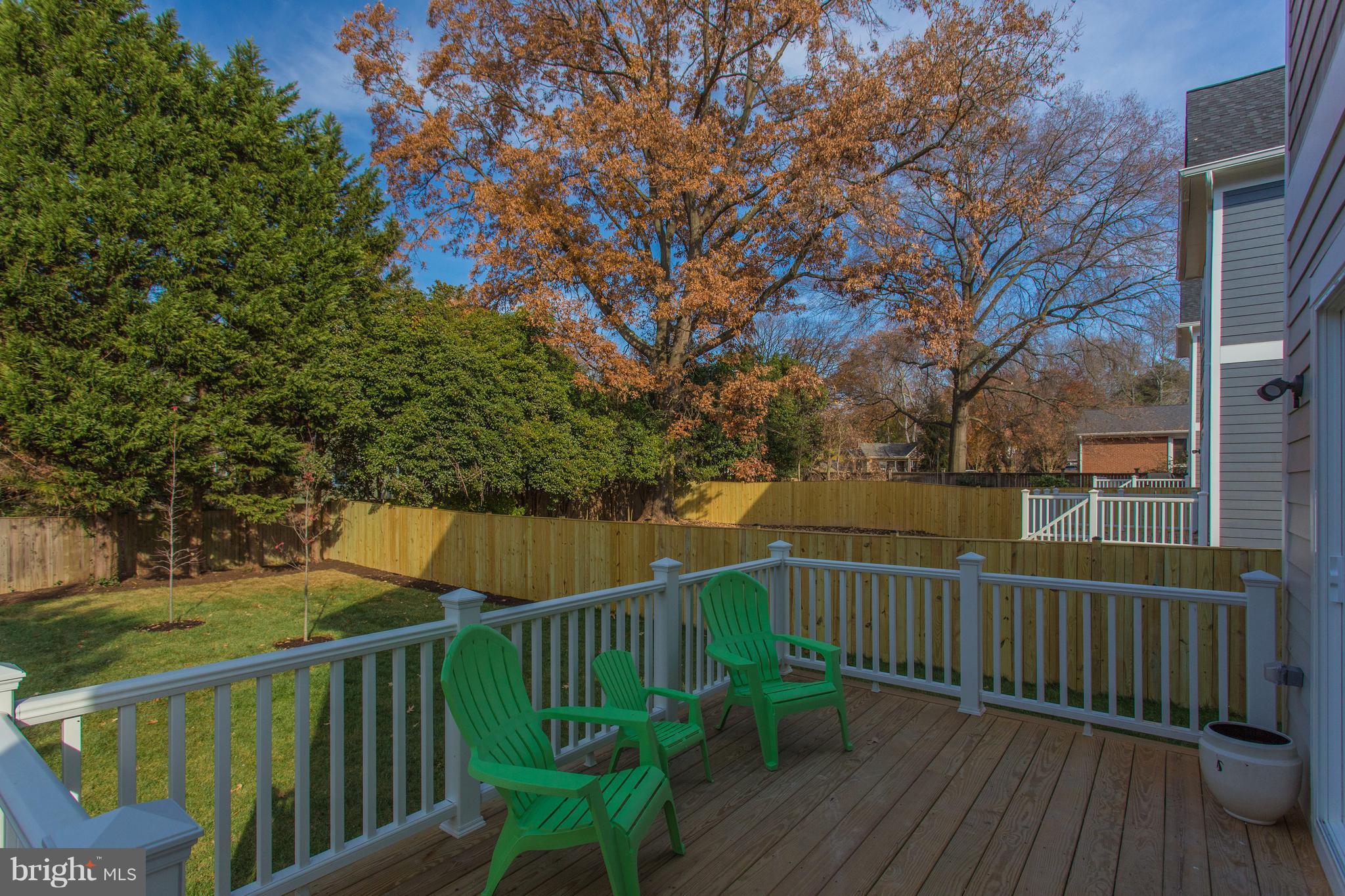 8111 Wellington Road Alexandria, VA 22308 - Photo 26 of 30 Expansive deck for when the weather's warm