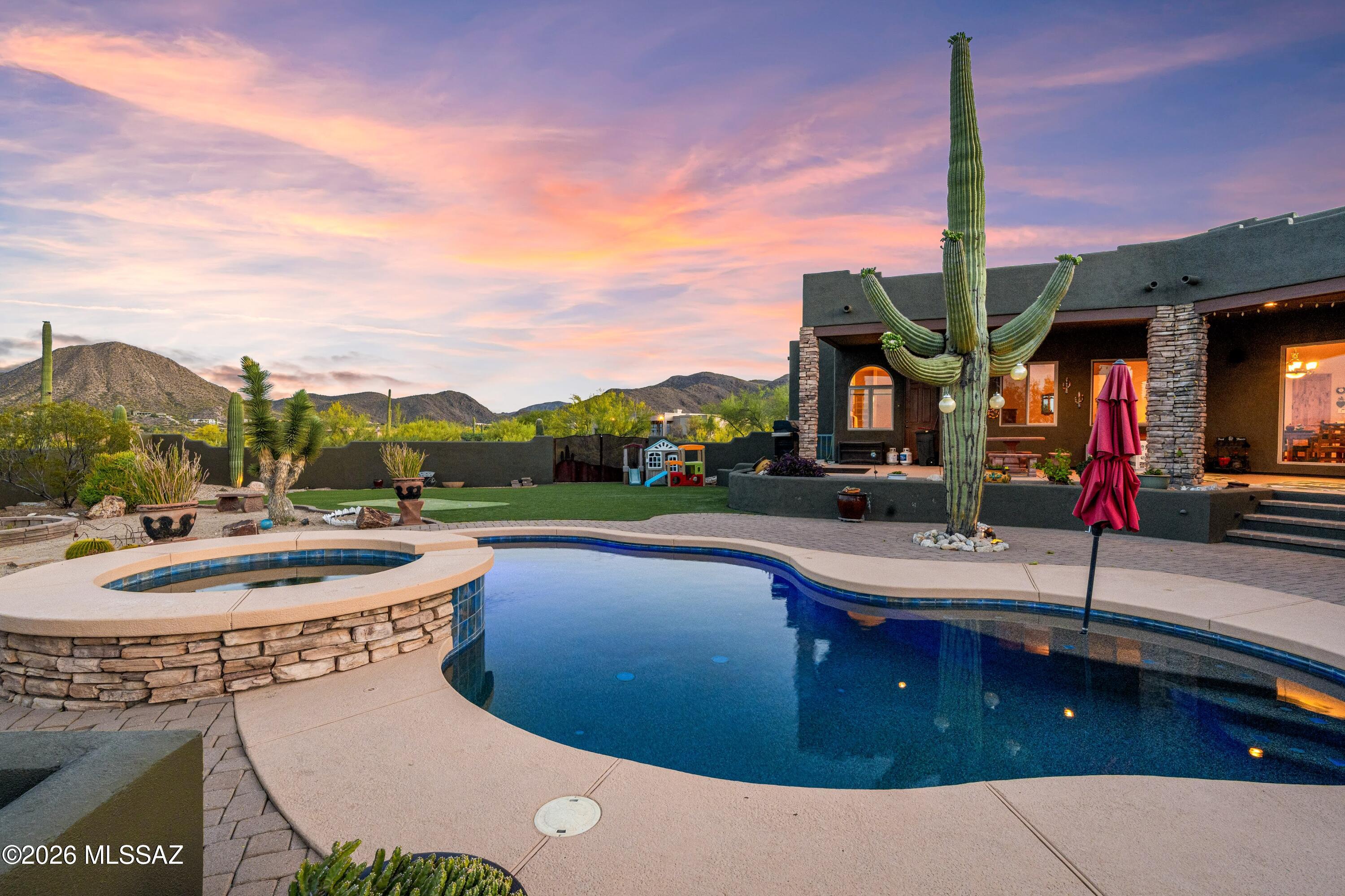 1540 North Saguaro Cliffs Court Tucson, AZ 85745 - Photo 41 of 48 55-Backyard