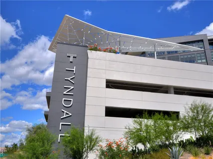 a building view with a street sign