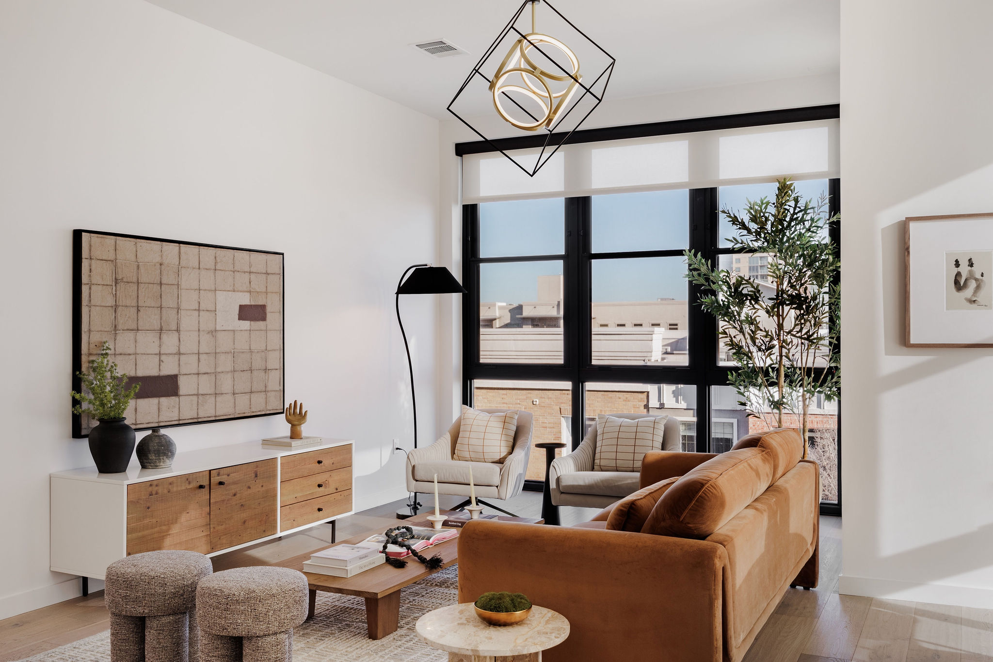 800 Embassy Drive, Unit 408 Austin, TX 78702 - Photo 6 of 30 Living area with wood finished floors