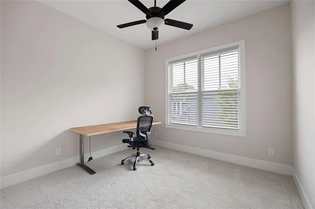 a view of a workspace with a window