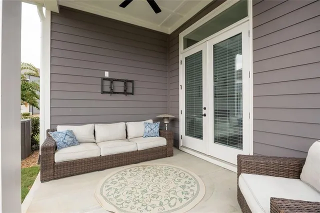 a view of a couches in the patio