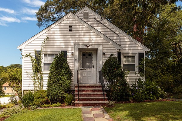 46 Lansdowne Road Arlington, MA 02474 - Photo 1 of 29 a front view of a house with a yard