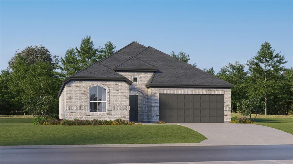 449 Ridge Drive Justin, TX 76247 - Photo 1 of 1 French country home with a front yard and a garage
