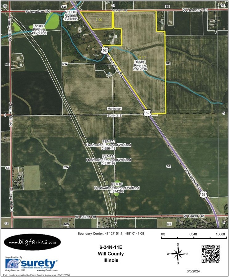 0 South Route 52 Manhattan, IL 60442 - Photo 3 of 5 a picture of a tennis court