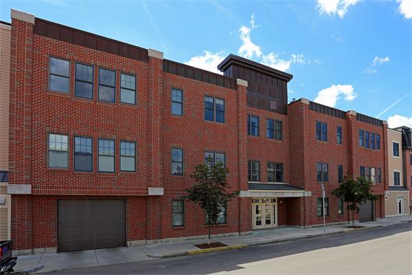 a building view with a outdoor space