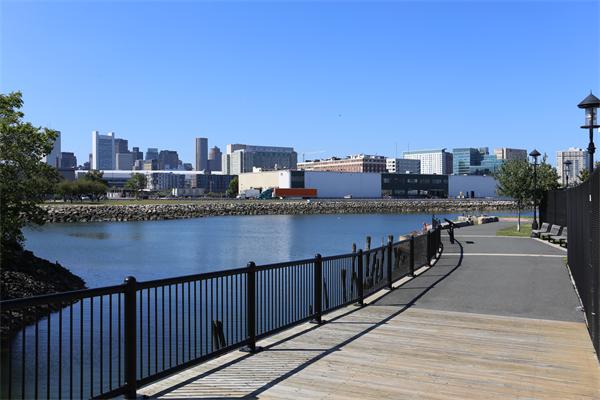 655 East 2nd Street, Unit 209 Boston, MA 02127 - Photo 14 of 16 a terrace with a city view