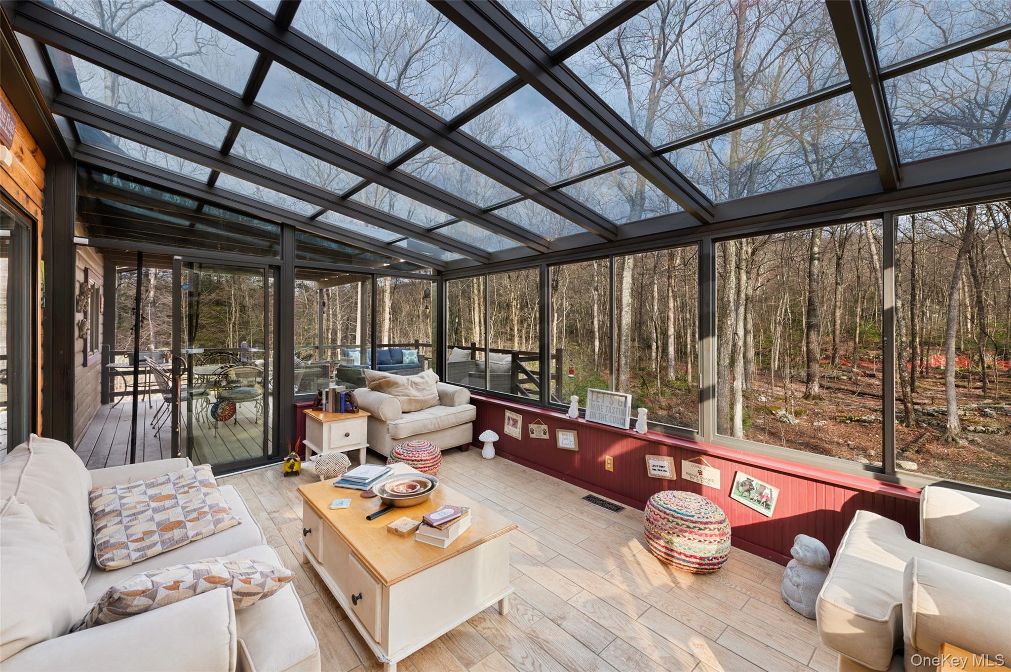 198 Hortontown Road Hopewell Junction, NY 12533 - Photo 14 of 36 a living room with furniture and a floor to ceiling window