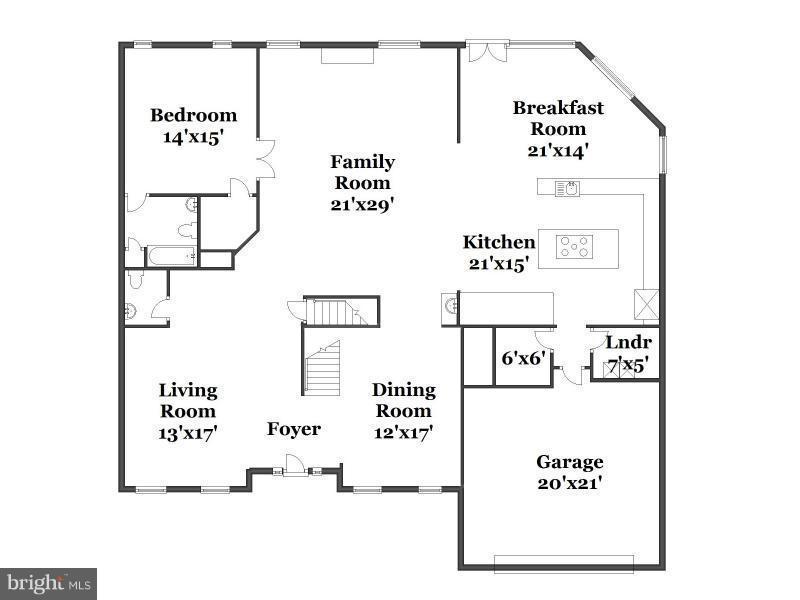 5406 Juliet Street Springfield, VA 22151 - Photo 29 of 30 Main Level Layout