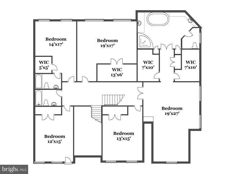5406 Juliet Street Springfield, VA 22151 - Photo 30 of 30 Upper Level Layout