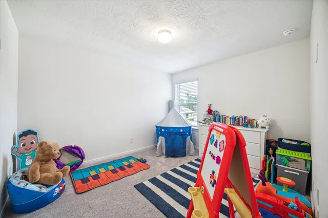 a room with toys and a wooden floor