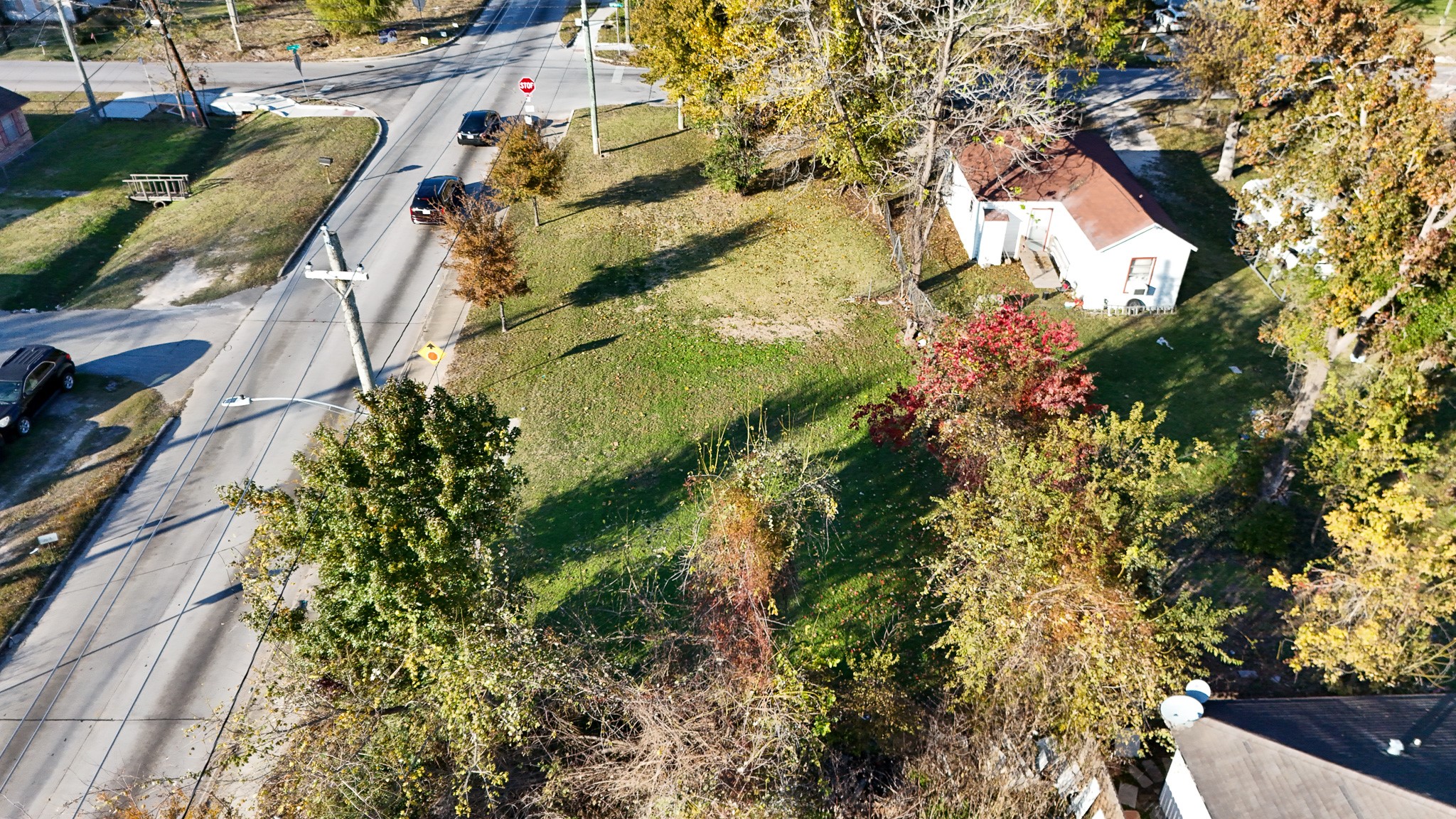 1097 Dewalt Street Houston, TX 77088 - Photo 4 of 13 an aerial view of residential house with pool and garden