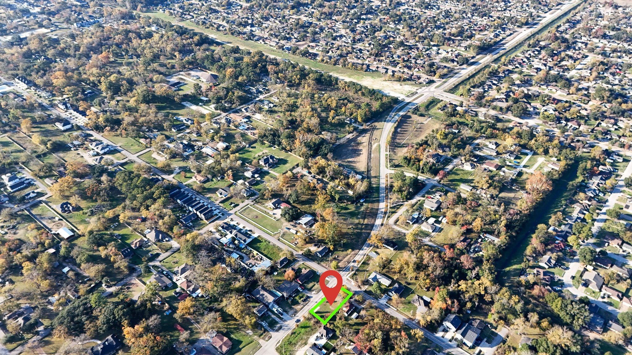 1097 Dewalt Street Houston, TX 77088 - Photo 6 of 13 an aerial view of a city