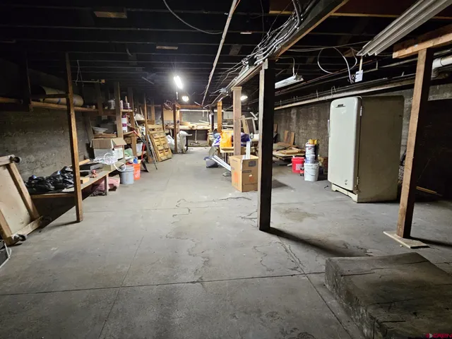 a close view of water heater room