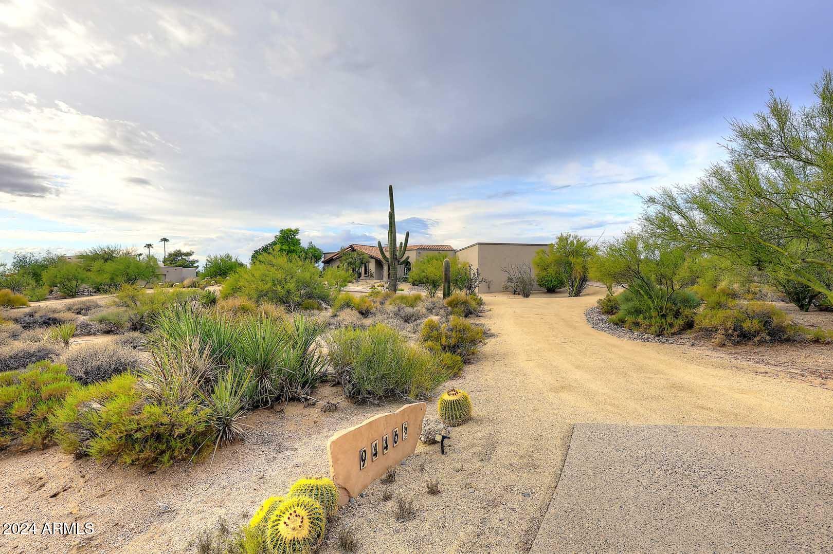 9446 Romping Road Carefree, AZ 85377 - Photo 100 of 119 a view of a yard with plants
