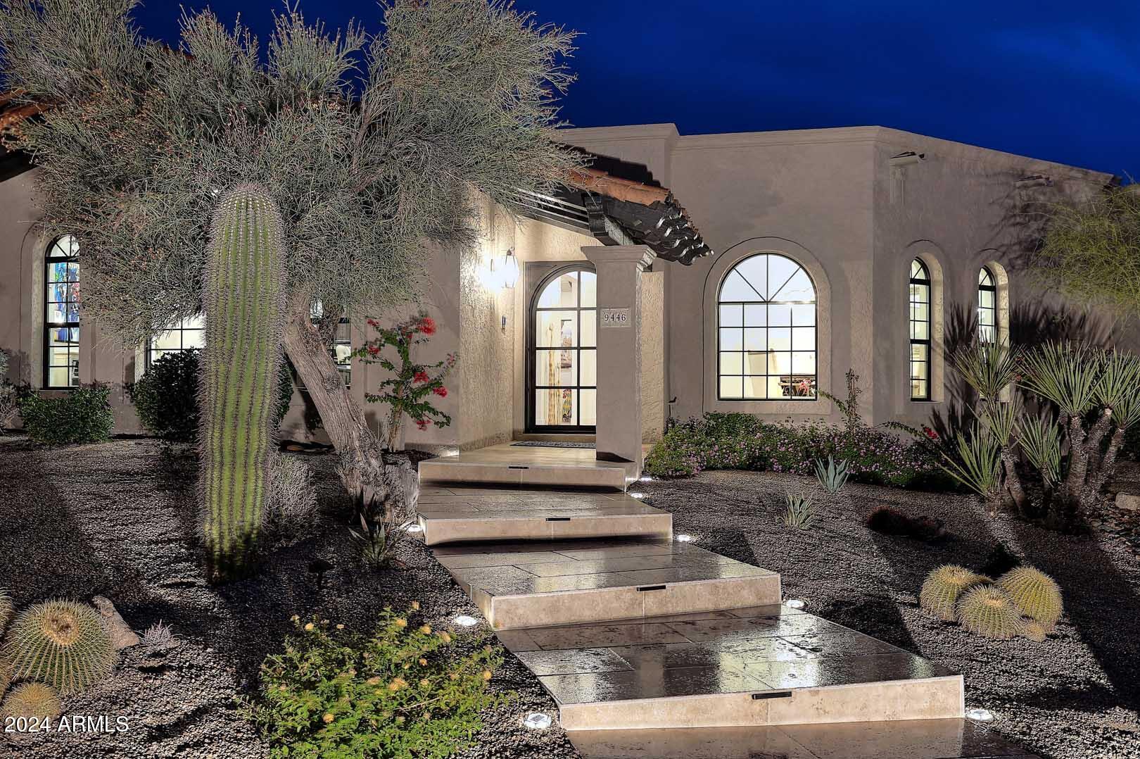 9446 Romping Road Carefree, AZ 85377 - Photo 3 of 119 Night-Entry