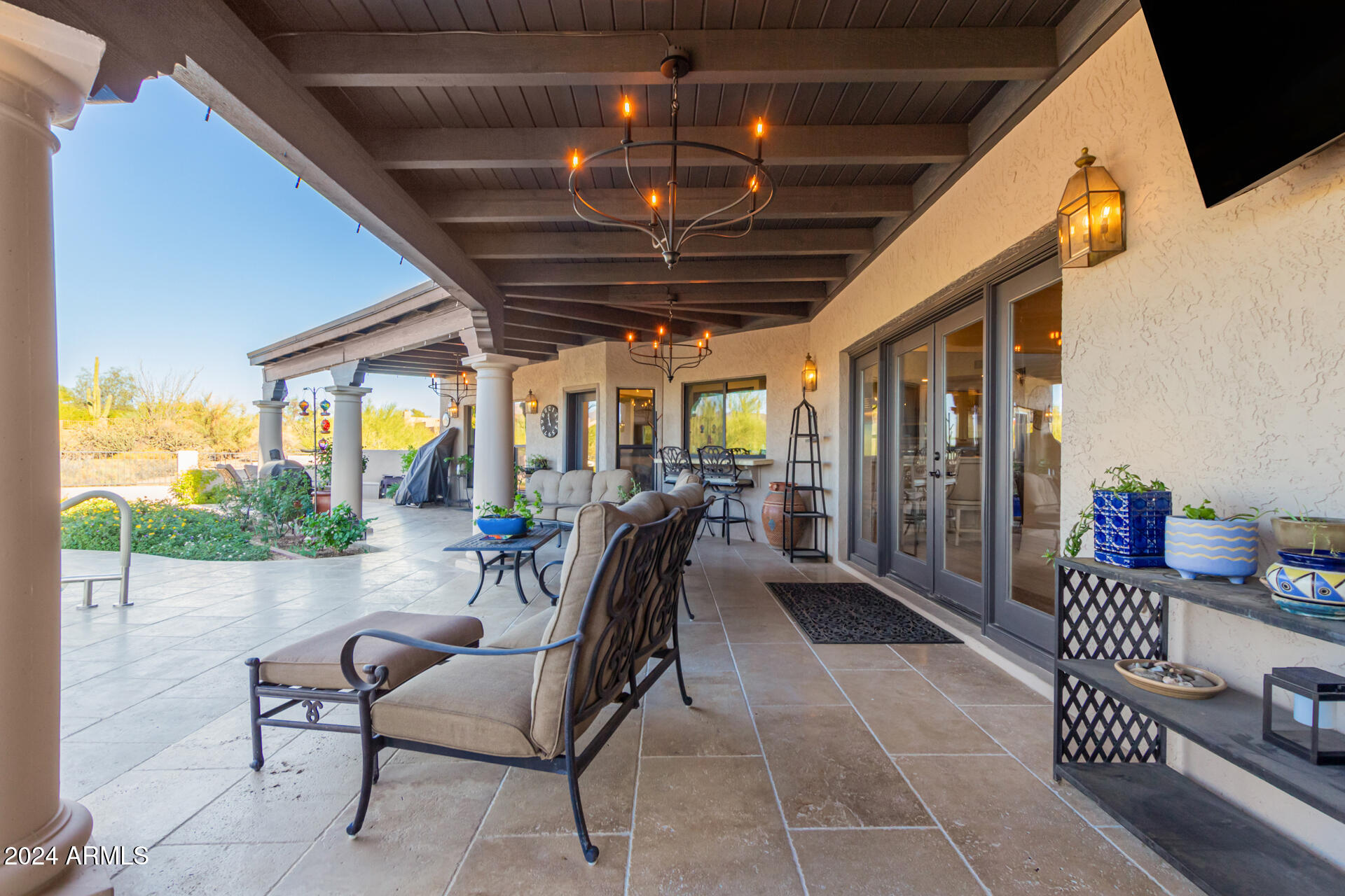 9446 Romping Road Carefree, AZ 85377 - Photo 91 of 119 a outdoor space with lots of tables and chairs