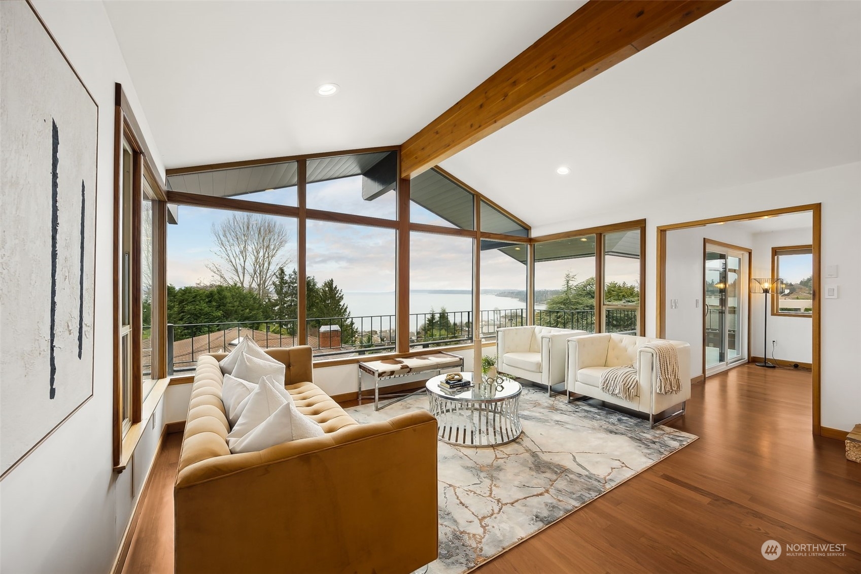 29011 7th Place South Federal Way, WA 98003 - Photo 2 of 40 a living room with furniture large windows and wooden floor