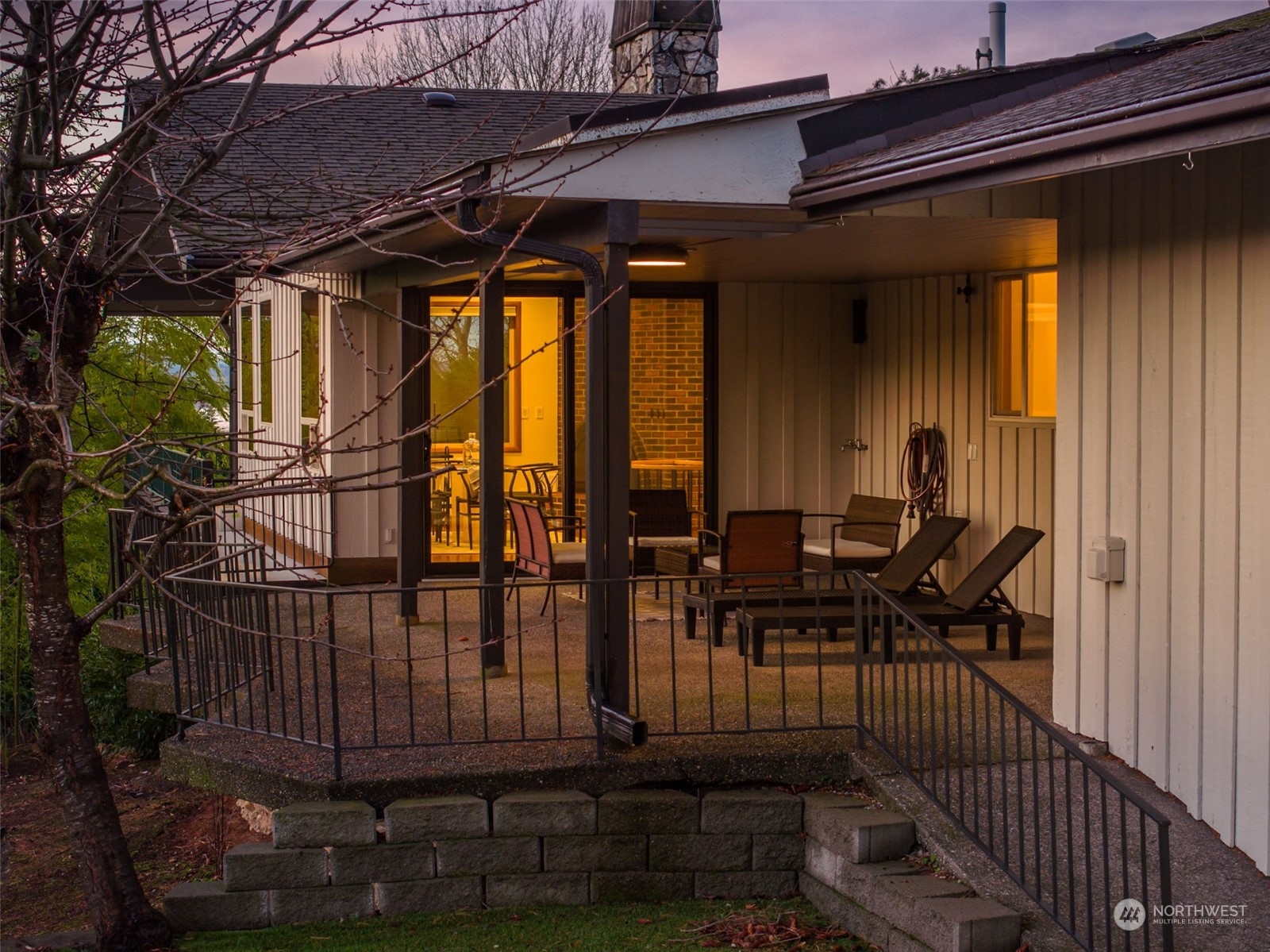 29011 7th Place South Federal Way, WA 98003 - Photo 37 of 40 a view of balcony with chairs and wooden fence