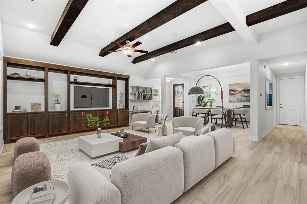 5152 Cornetto Bluffs Round Rock, TX 78665 - Photo 2 of 36 a living room with furniture and a large window