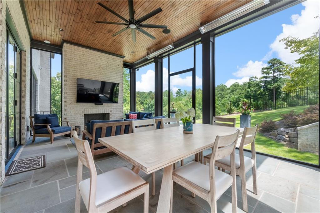 6142 Talmadge Run Acworth, GA 30101 - Photo 20 of 120 a view of a dining room with furniture window and outside view