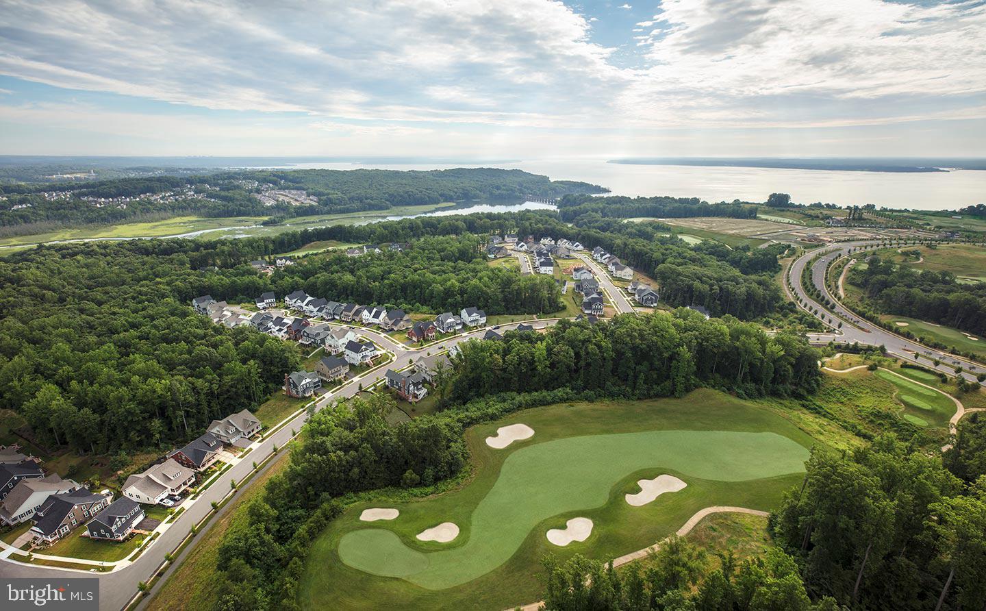1925 Greenbriar Hall Road Dumfries, VA 22026 - Photo 37 of 63 an aerial view of a golf course with swimming pool