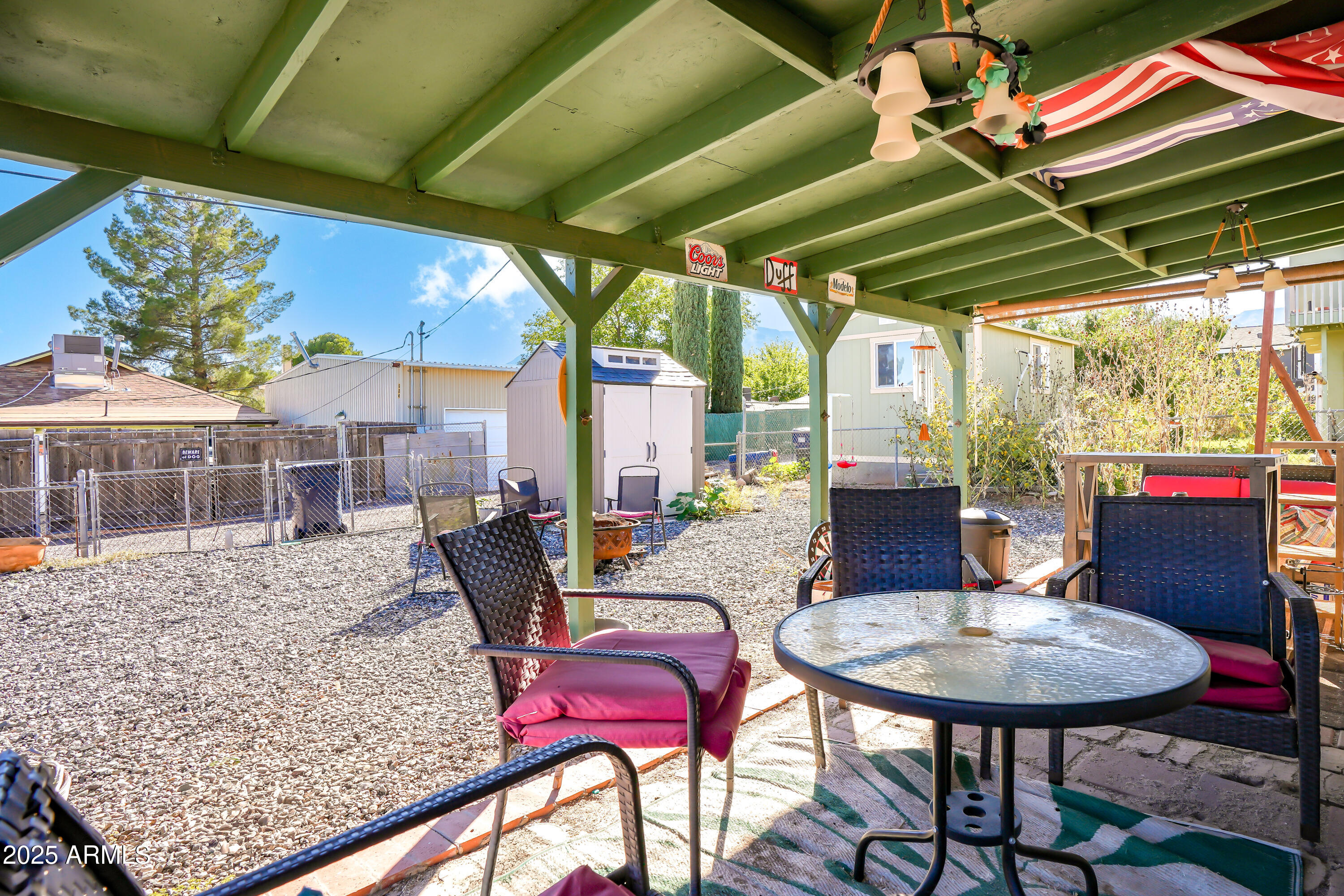 605 3rd N Street Clarkdale, AZ 86324 - Photo 21 of 37 a view of a porch with furniture and a yard