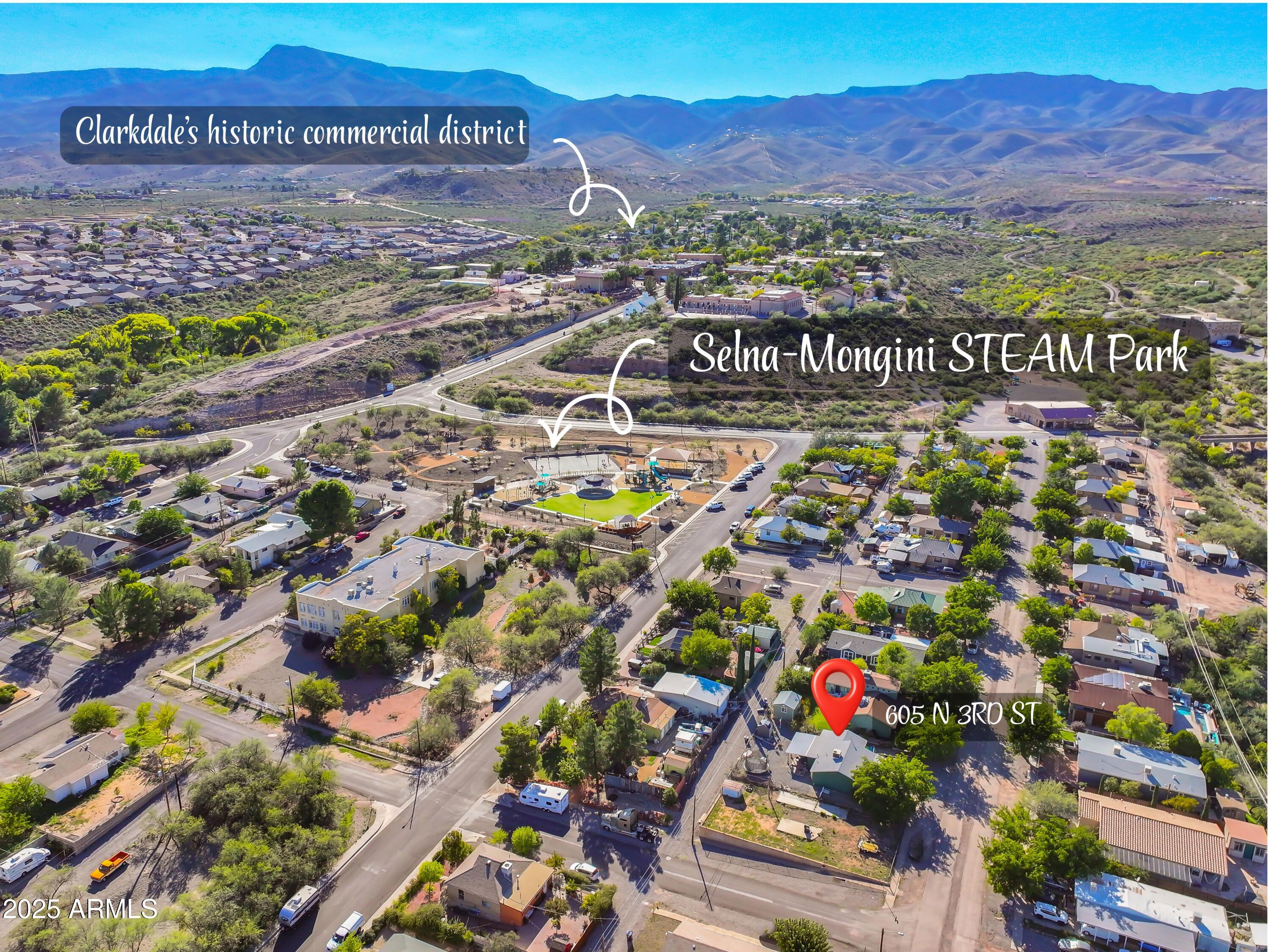 605 3rd N Street Clarkdale, AZ 86324 - Photo 26 of 37 a view of a city with lots of flowers