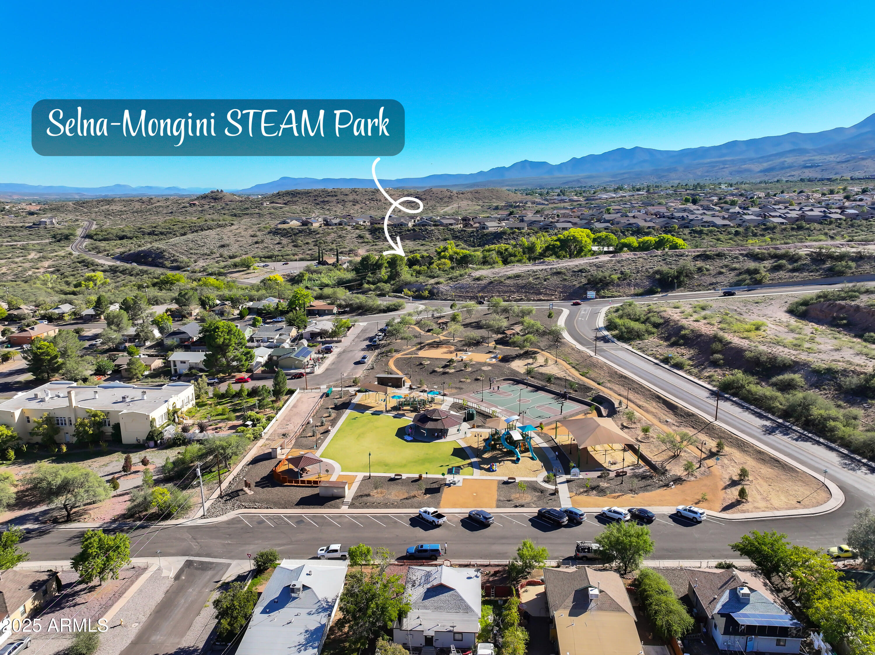 605 3rd N Street Clarkdale, AZ 86324 - Photo 29 of 37 an aerial view of residential houses with outdoor space