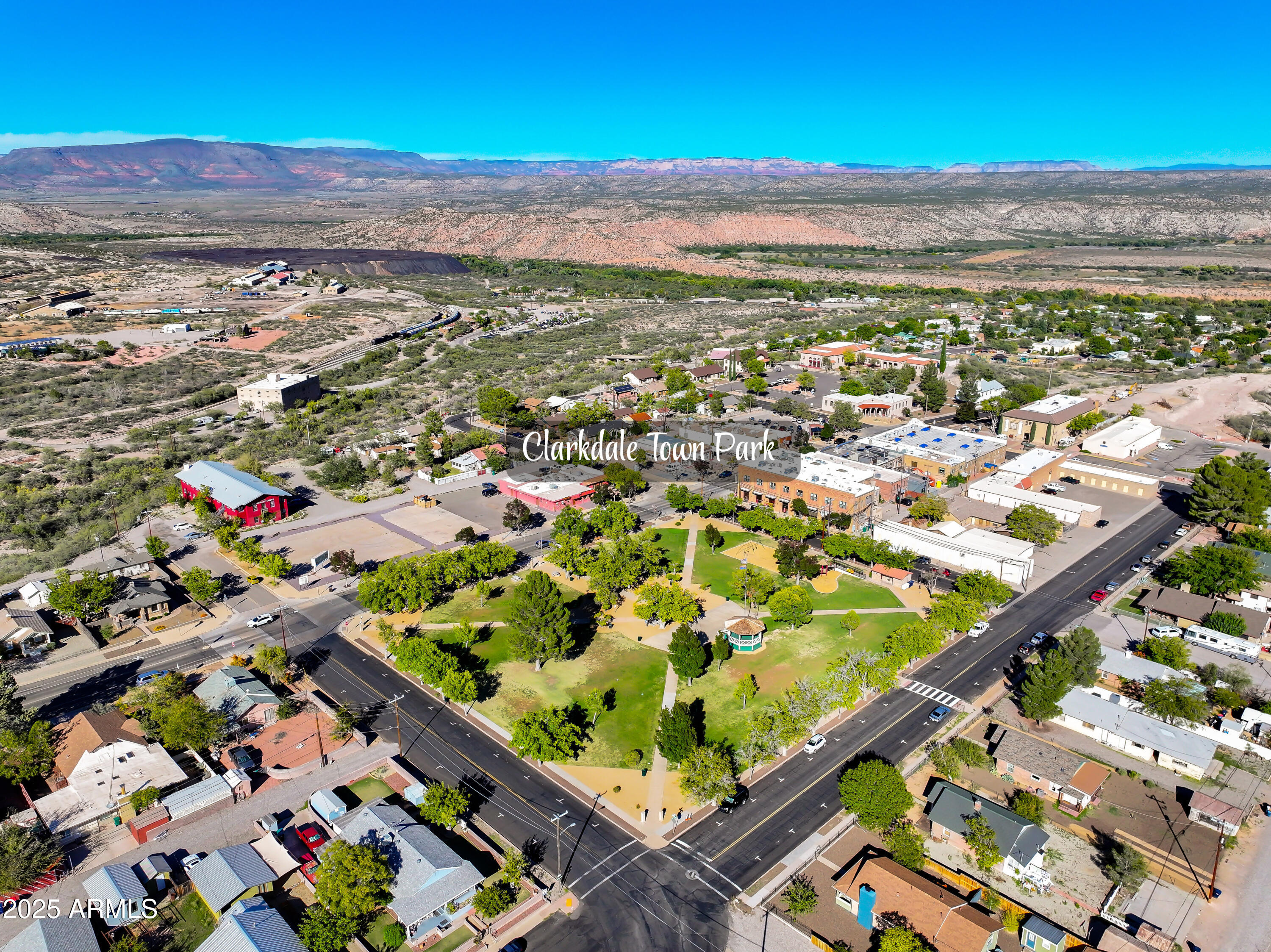 605 3rd N Street Clarkdale, AZ 86324 - Photo 31 of 37 an aerial view of residential houses with outdoor space