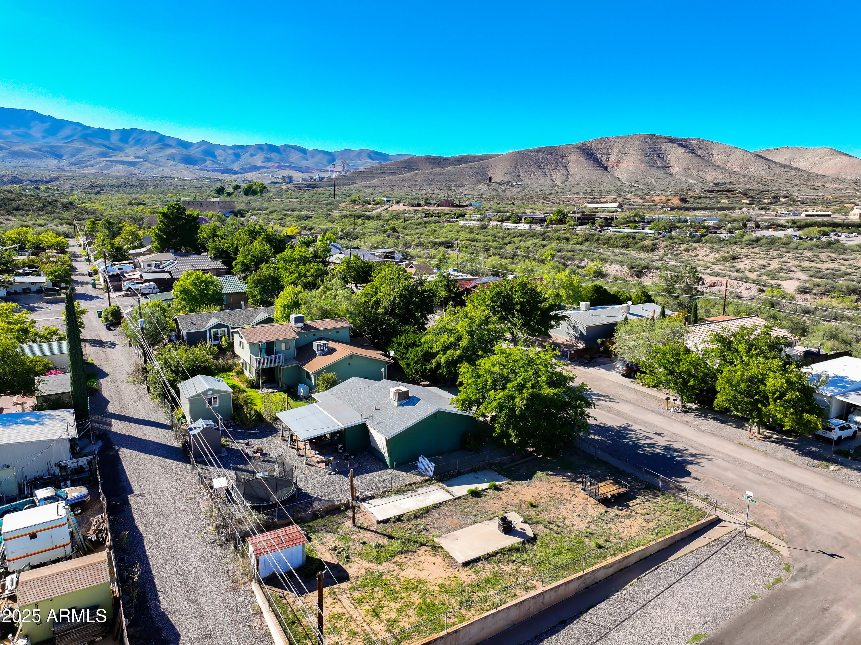 605 3rd N Street Clarkdale, AZ 86324 - Photo 33 of 37 an aerial view of a house with a mountain