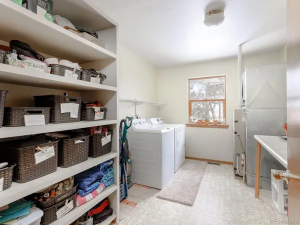 a room with storage and utility