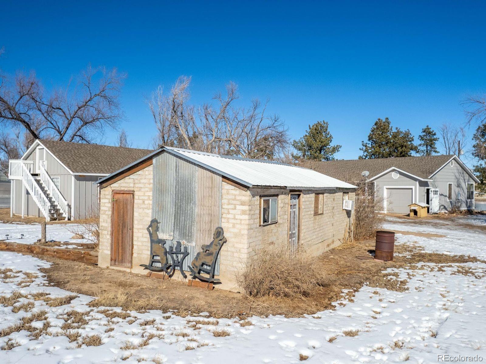 6115 Sengbeil Road Yoder, CO 80864 - Photo 27 of 43 a front view of a house with a yard