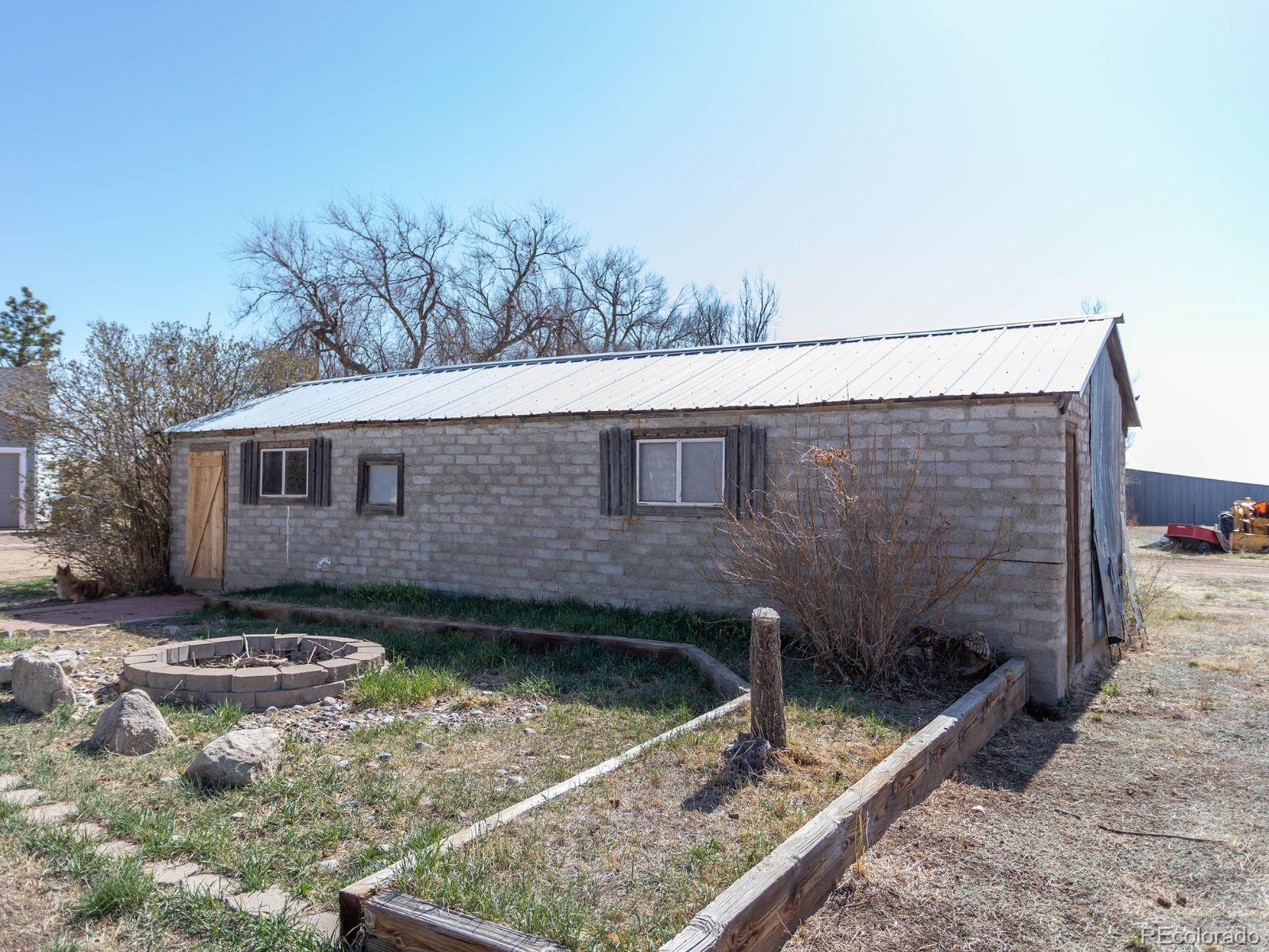 6115 Sengbeil Road Yoder, CO 80864 - Photo 30 of 43 a view of a small house with backyard