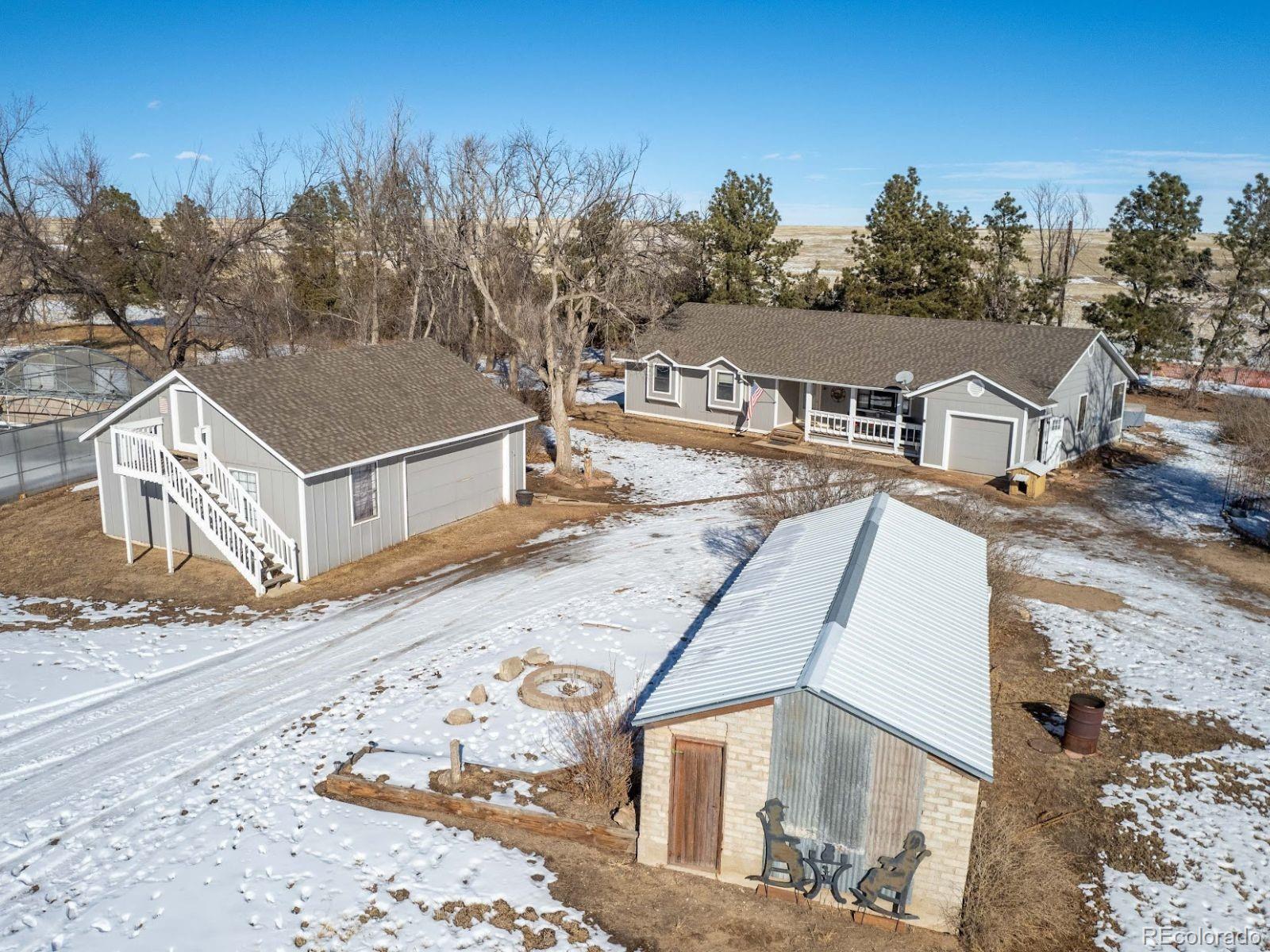 6115 Sengbeil Road Yoder, CO 80864 - Photo 3 of 43 a view of a house with a yard