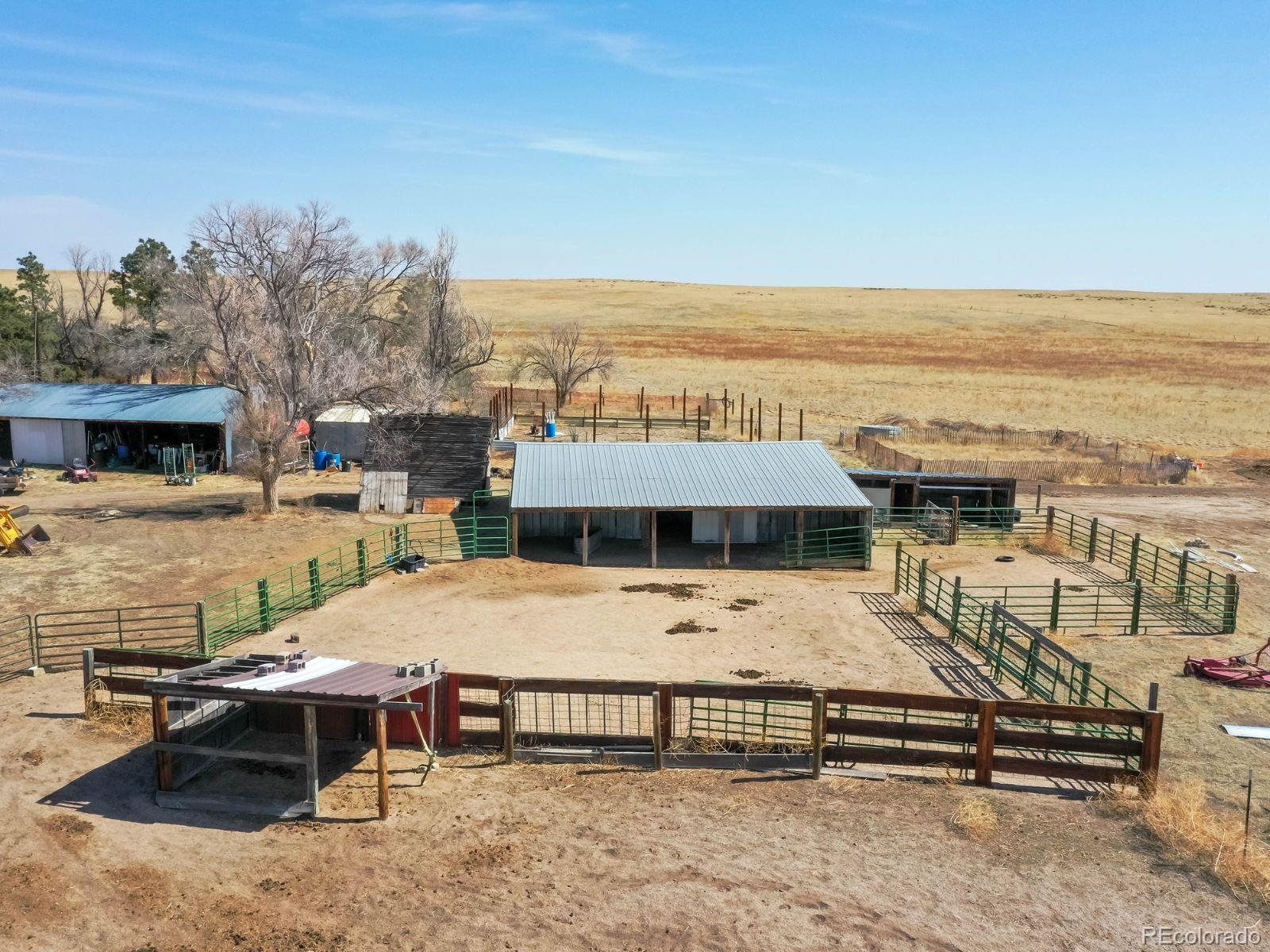 6115 Sengbeil Road Yoder, CO 80864 - Photo 34 of 43 a view of a terrace with chairs